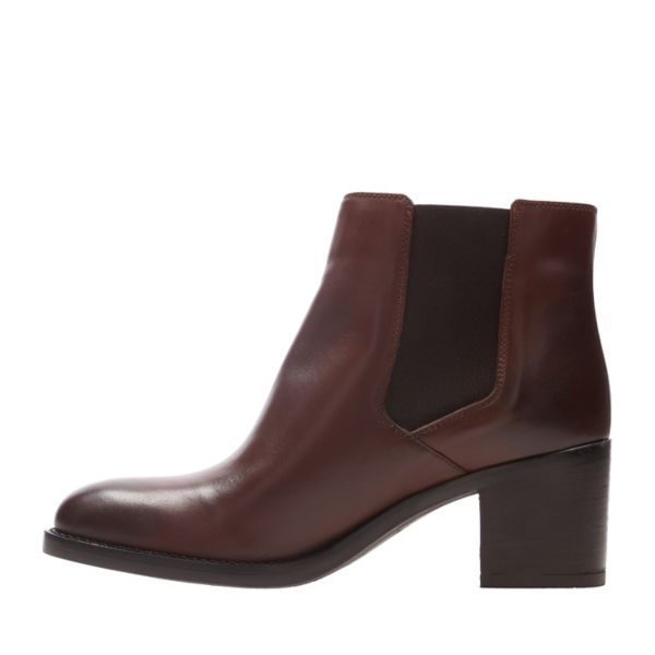 Clarks Womens Mascarpone Bay Ankle Boots Brown | UK-7420865